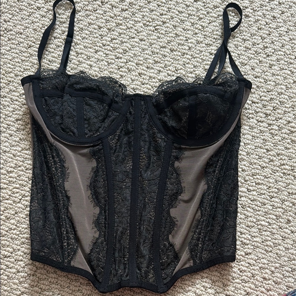 Urban Outfitters Black Corset